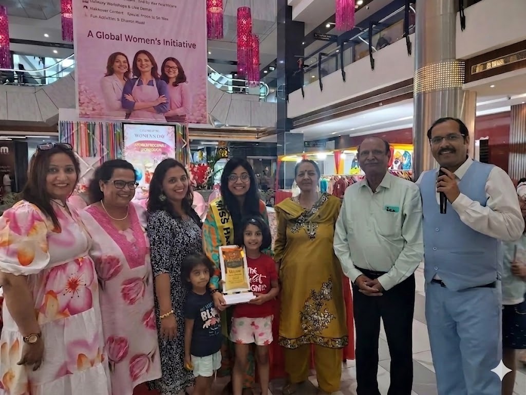 Community gathering celebrating happiness